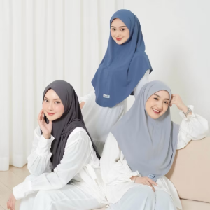 Dhinda Hijab - Bergo Non Pet Antem Jersey Ity Size L